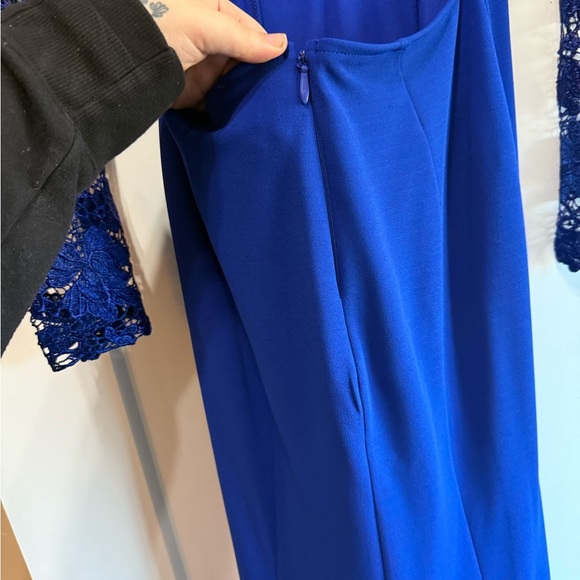 Lulus long sleeve prom dress size medium beautiful detail with lace up back - Picture 14 of 14